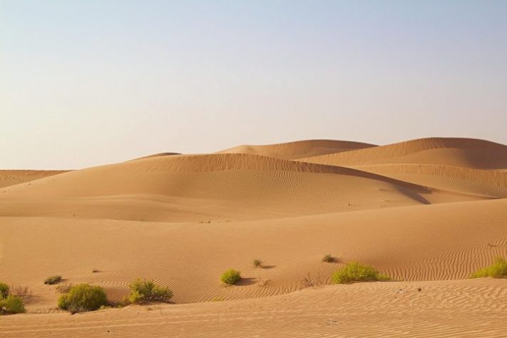Deserto nos Emirados Árabes