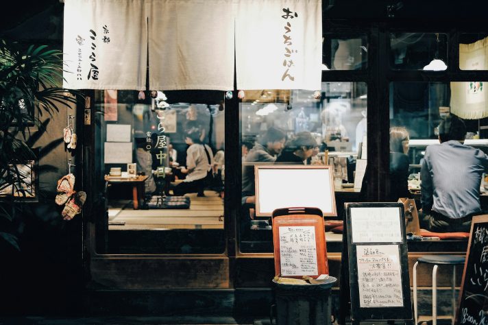 Restaurante no Japão