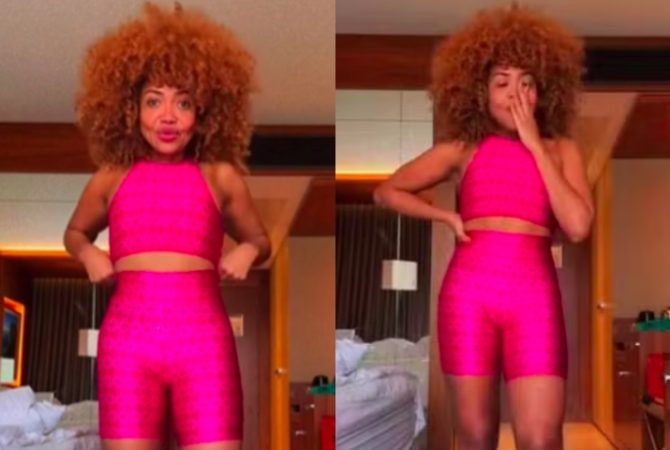 Gaby Amarantos chega aos 60 quilos: ‘Trabalhei muito para chegar aqui’