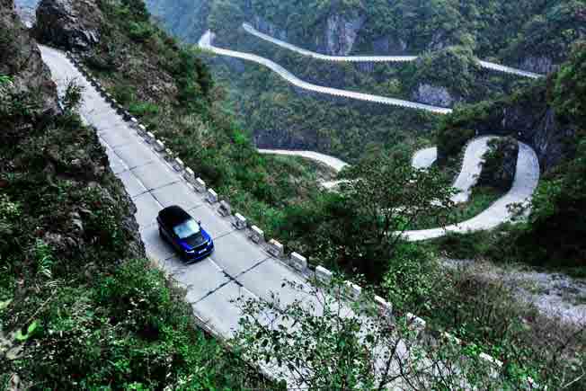 Estrada da Montanha Tianmen - 