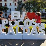 Placa "Eu amo Poços de Caldas" - Poços de Calda, MG - Divulgação