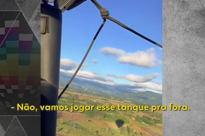 Acidente de balão Santa Catarina 2025