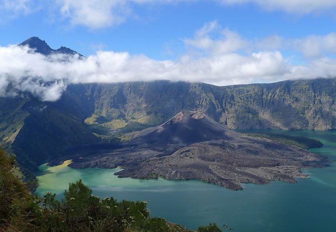 Monte Rinjani, Indonésia