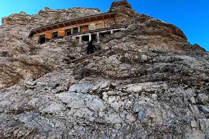 Via Ferrata Ivano Dibona - Buffa di Perrero, Itália - Reprodução do Youtube canal Nicolò Fontanini