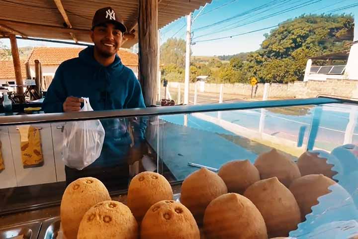 Alguns comércios locais como o da 