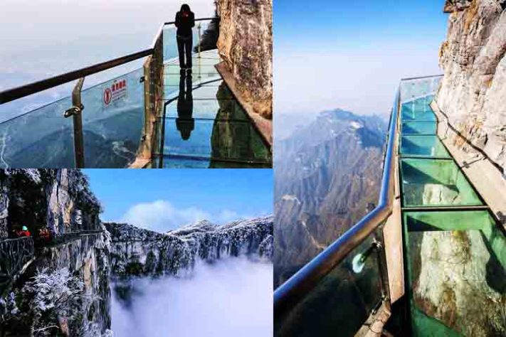 Montanha Tianmen - Estrada da Montanha Tianmen 