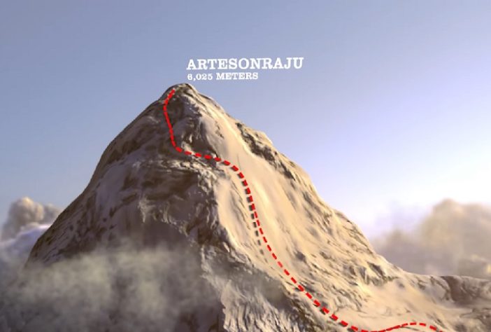 Nevado Artesonraju, Peru