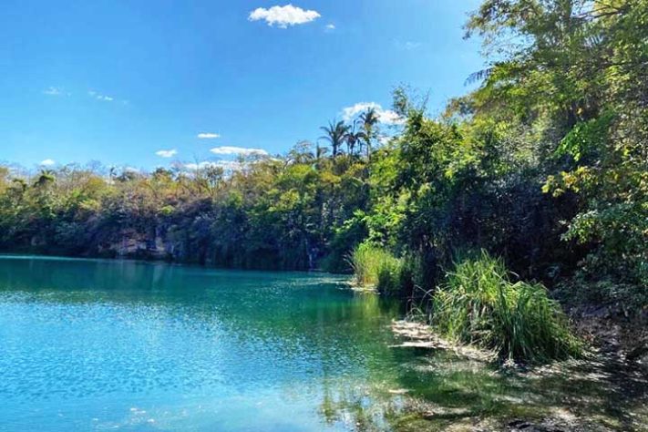 Lagoa azul de Niquelândia (GO)- Reprodução de Rede Social