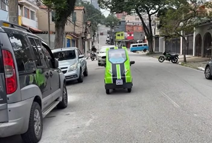Brasileiro quer entrar para o Guinness Book após construir 'menor carro do mundo'