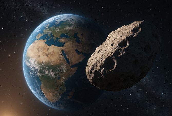 Asteroide em rota de colisão com a Terra pode despencar na América do Sul
