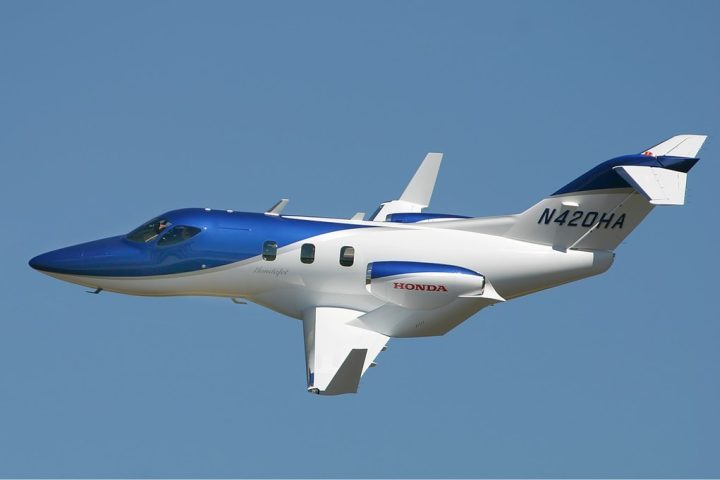 AtÃ© mesmo na aviaÃ§Ã£o a empresa investe, com o jato executivo HondaJet.