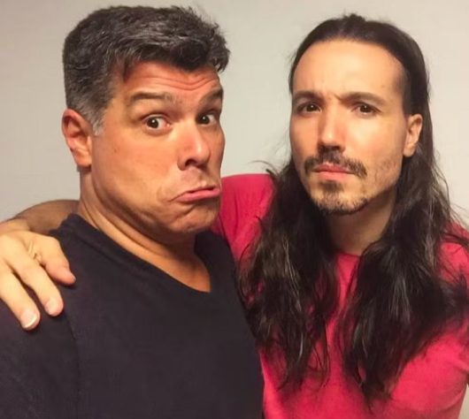 Maurício Mattar e filho Luã Yvys
