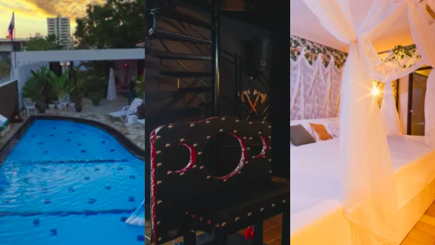 Em 2023, ele viralizou na internet divulgar a construção de uma "mansão do amor livre", com direito a 20 ambientes e até cama de ouro.-Montagem/Divulgação