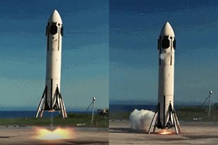 Montagem - Honda desenvolve foguete espacial