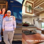 Montagem - Casal de brasileiros cria empresa de motorhomes de luxo no Brasil