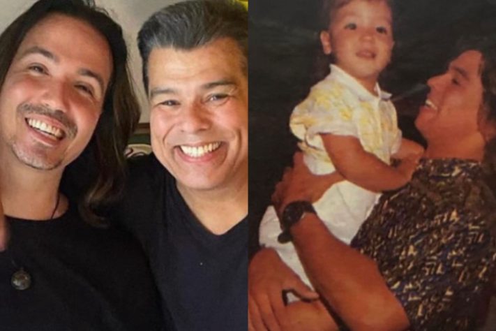 Montagem - Maurício Mattar e filho Luã Yvys