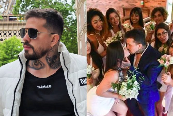 Influenciador que ‘se casou’ com 9 mulheres recebeu mensagens inusitadas de homens