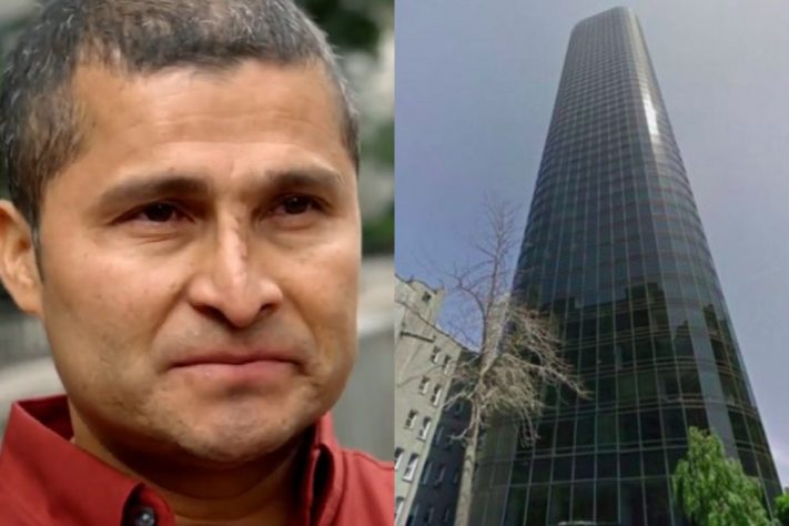 Alcides Moreno sobreviveu a uma queda do 47º andar de um prédio em 2007