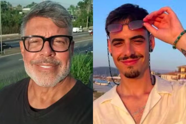 Montagem - Alexandre Frota e filho Mayã