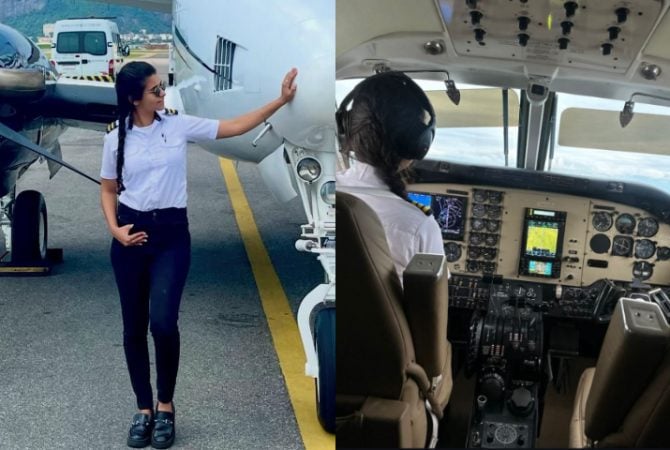 Pilota de 23 anos pousou avião que falhou com Lívia Andrade a bordo; conheça!