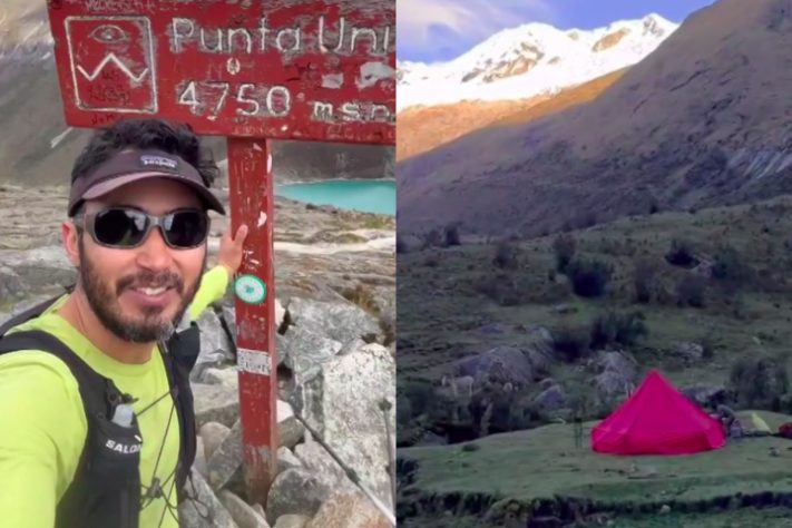 Montagem - Fotógrafo brasileiro Edson Vandeira desapareceu durante escalada no Peru
