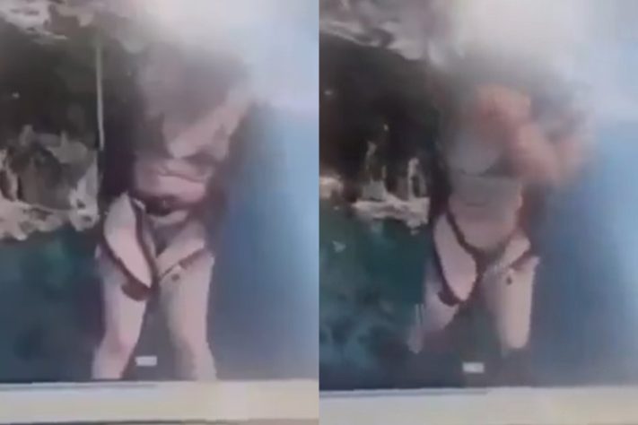 Montagem - Tijana Radonjic - Jovem de 19 anos morre ao cair no mar durante prática de parasailing em Montenegro, na Europa