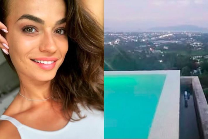 Montagem - Acrobata ucraniana morre após despencar de piscina de borda infinita na Tailândia
