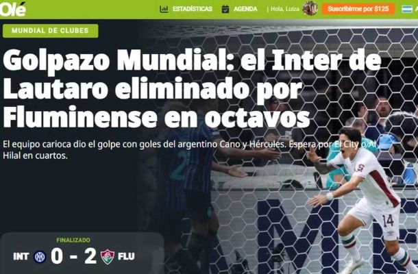 Imprensa internacional exalta Fluminense após classificação
