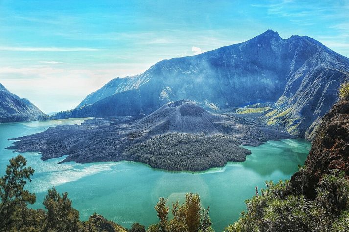 Monte Rinjani, Indonésia