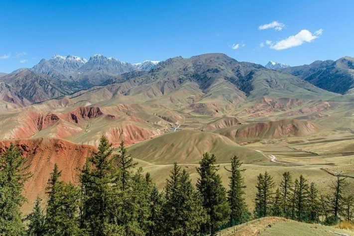 Montanhas Qilian, China
