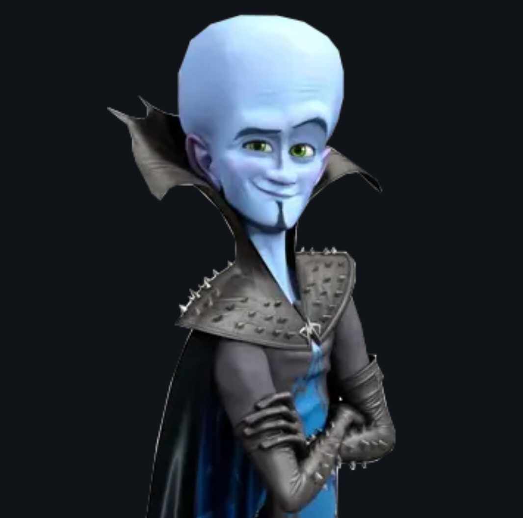 Megamind – “Megamente” (2010) - Megamind é um alienígena de pele azul que foi enviado à Terra ainda bebê, rivalizando com o herói Metro Man. Após finalmente vencer o herói, ele se vê sem propósito e acaba criando um novo vilão. A animação inverte o papel do vilão clássico e destaca temas como identidade e redenção.