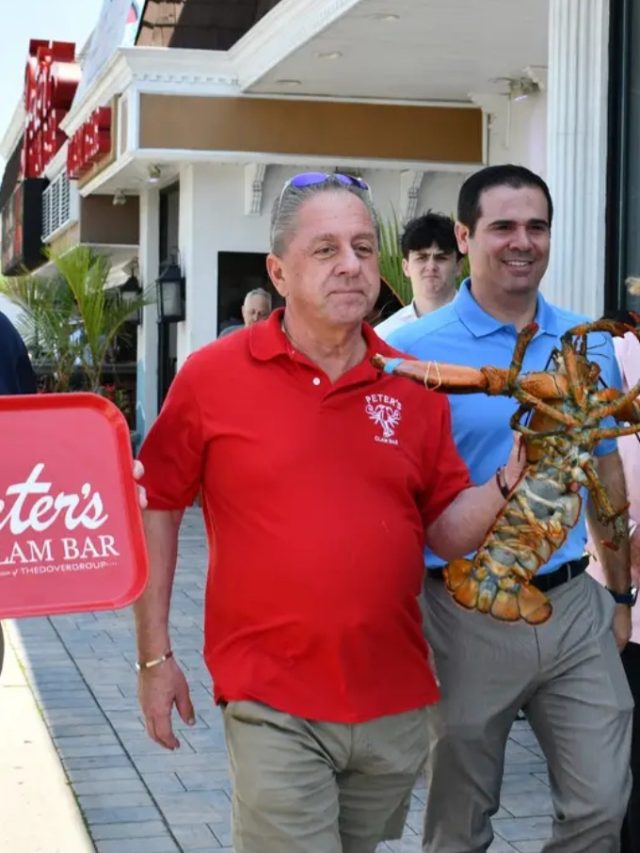 Empresário liberta e faz festa para lagosta que escapou da panela durante anos