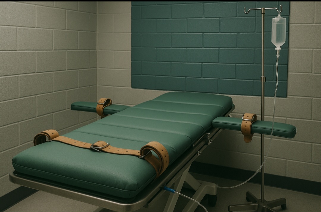 O condenado recebeu uma injeção letal, agradeceu pela forma "humana" de ser executado, pediu desculpas à família da vítima e disse que voltará a ver todos "do outro lado"