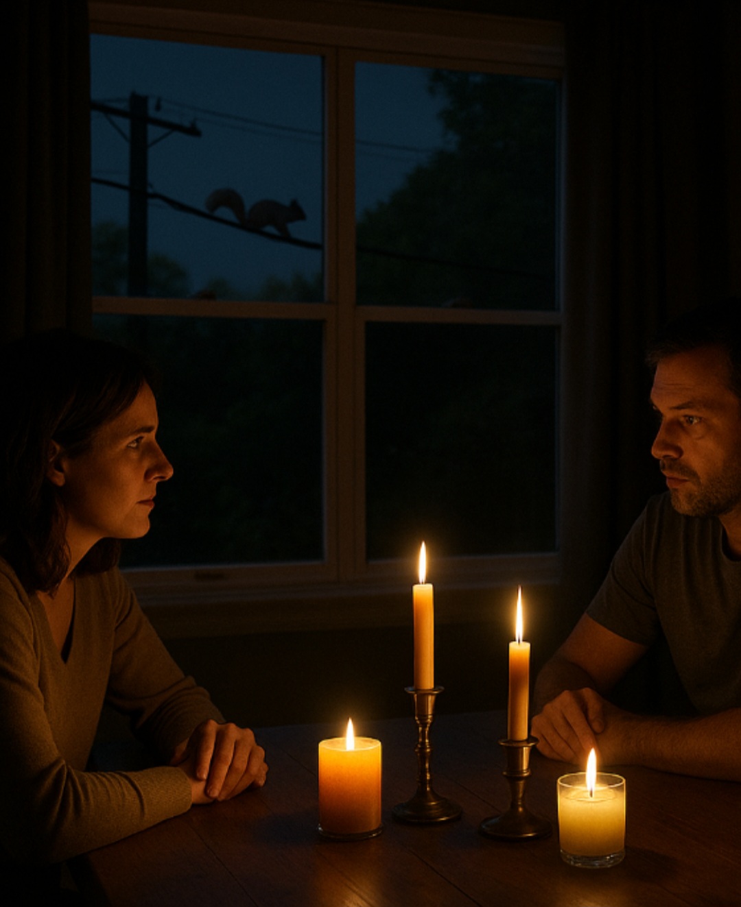 Segundo registros de empresas elétricas, os esquilos são uma das principais causas não climáticas de apagões, superando até ataques cibernéticos em número de ocorrências. Pessoas acendem velas nas residências até que o reabastecimento seja feito. 