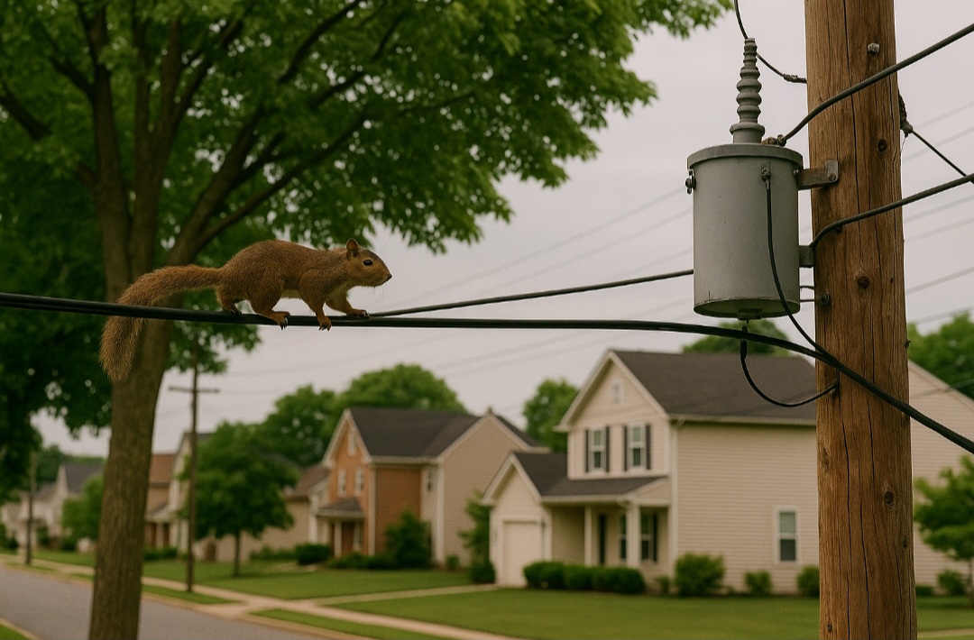 Isso ocorre especialmente em áreas suburbanas ou com muitas árvores próximas à rede elétrica. Entre as cidades mais afetadas estão as seguintes.

