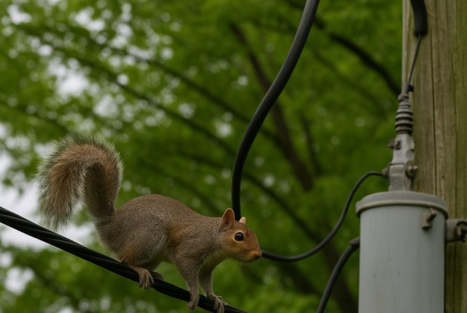 Esquilos causam quedas de energia e até apagões nos Estados Unidos