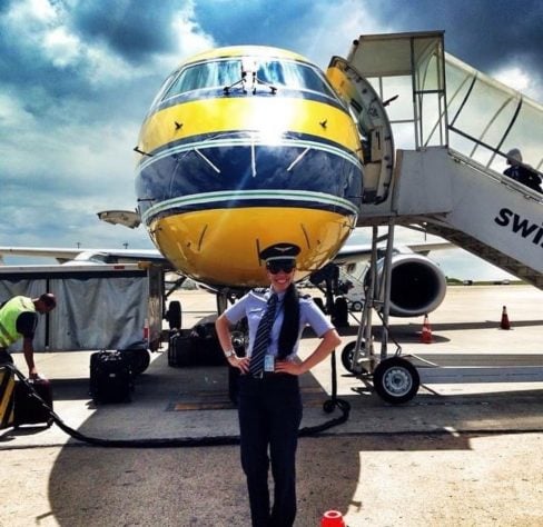 Aline Borguetti - Pilotas brasileiras
