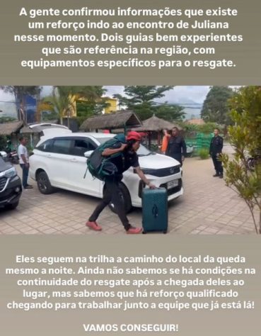 Juliana Marins - brasileira Monte Rinjan Indonésia