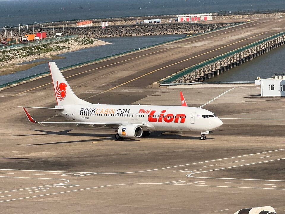 Boeing 737 da Thai Lion Air, companhia aérea da Tailândia