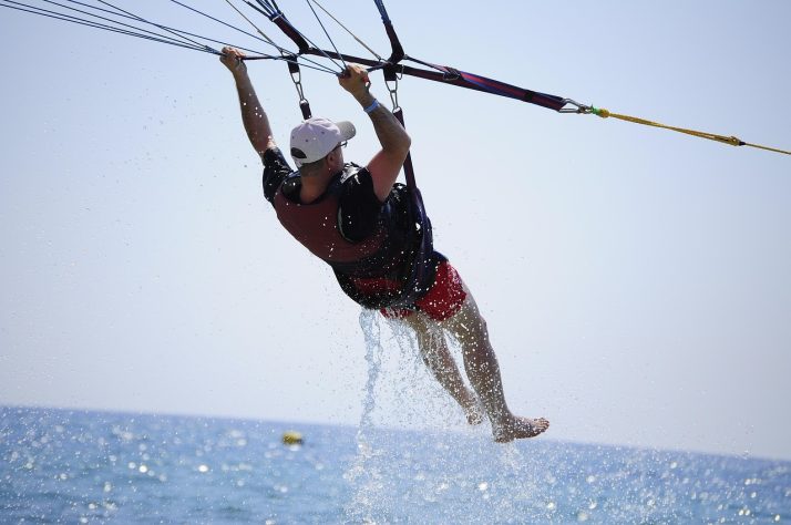 Parasailing/parascending - esporte aquático