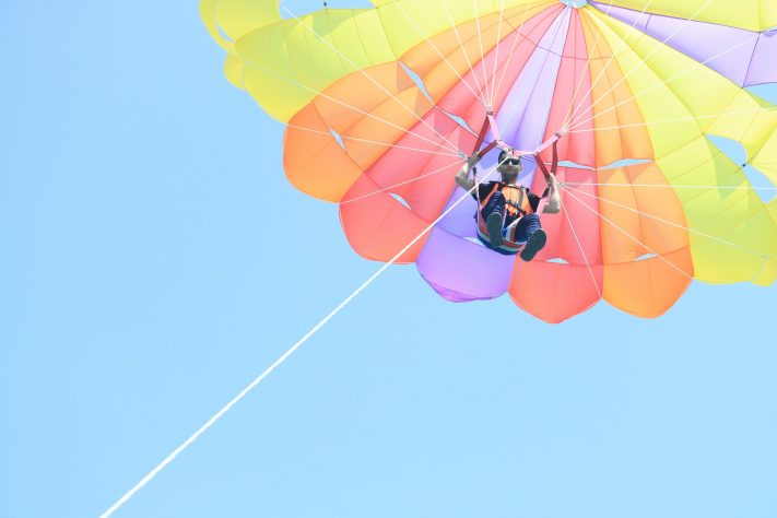 Parasailing/parascending - esporte aquático