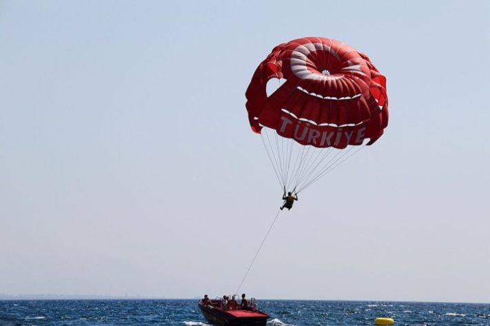 Parasailing/parascending - esporte aquático