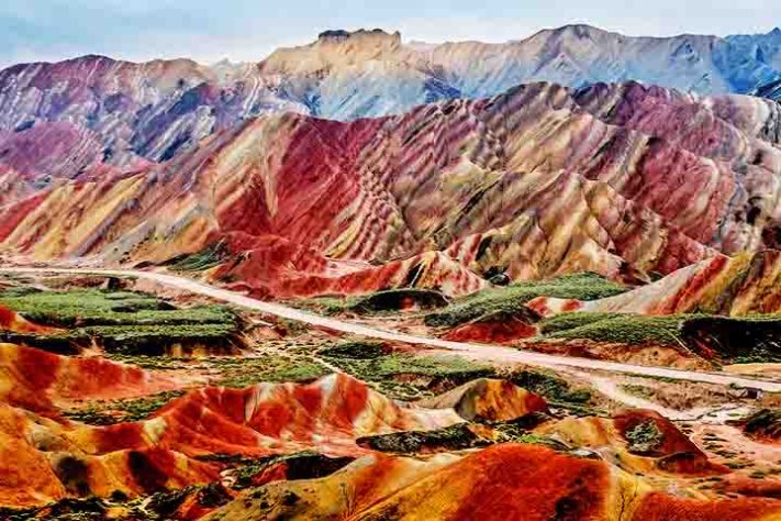 Parque Geológico Nacional Zhangye Danxia, província de Gansu, na China - Imagem de eltonjohn1973 por Pixabay