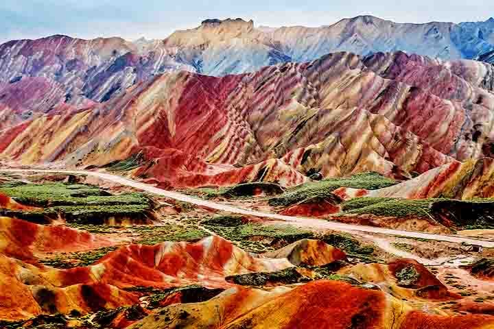 Parque Geológico Nacional Zhangye Danxia, província de Gansu, na China - Imagem de eltonjohn1973 por Pixabay