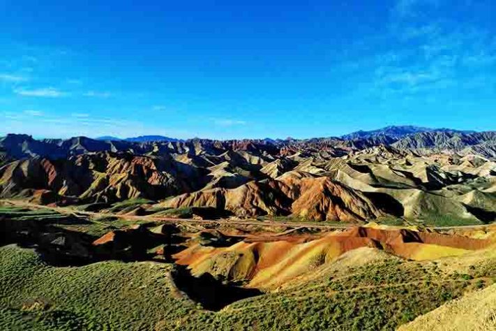 Parque Geológico Nacional Zhangye Danxia, província de Gansu, na China - Imagem de billbtbillb por Pixabay