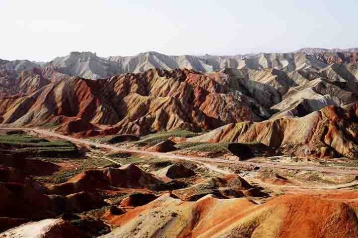 Parque Geológico Nacional Zhangye Danxia, província de Gansu, na China - Imagem de chuxizjh por Pixabay