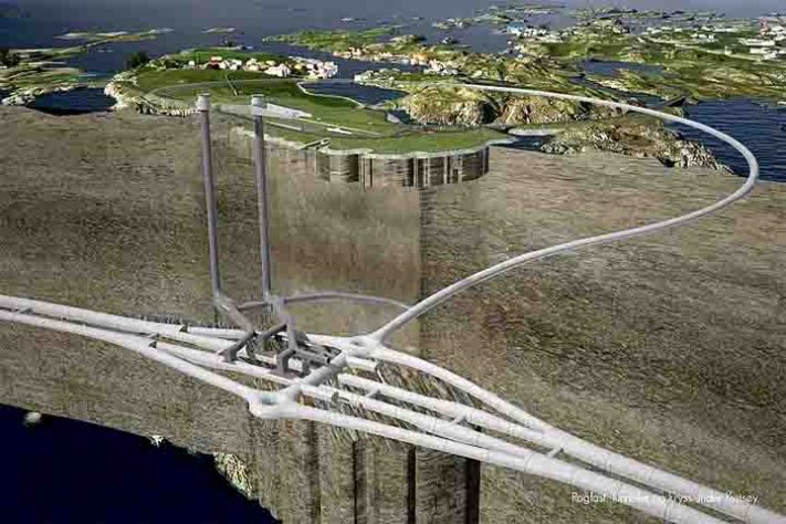 Projeto - The Rogfast, O novo Túnel subaquático da Noruega será o mairo e mais profundo do mundo - Reprodução EuroNews