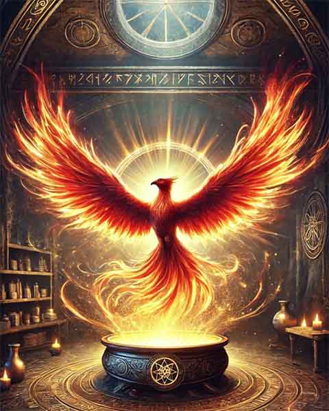 Na alquimia, ela simbolizava a purificaÃ§Ã£o da alma e a transmutaÃ§Ã£o espiritual. Seu ciclo lembrava o processo de iluminaÃ§Ã£o interior.