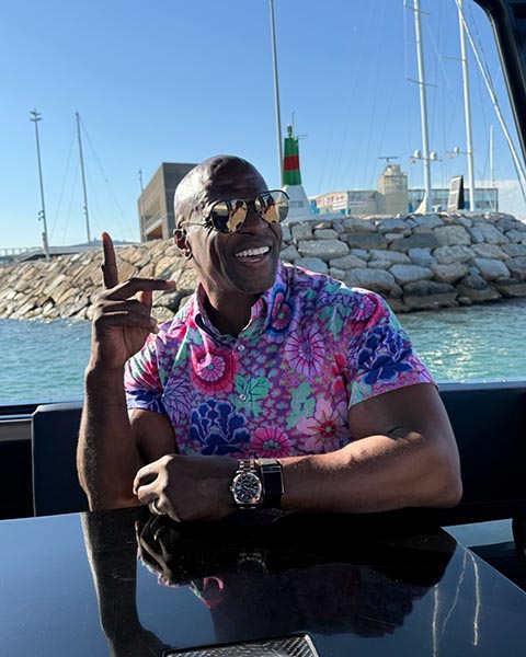 O carismático ator fez uma participação especial em um programa humorístico do Brasil, no quadro 