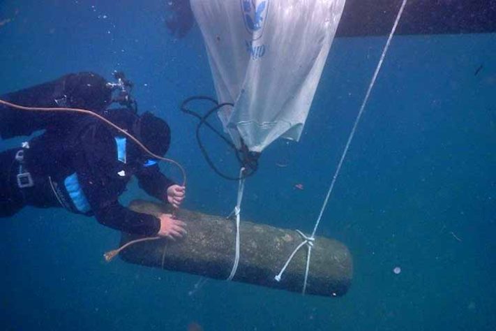 Aenaria, Cidade submersa da Itália